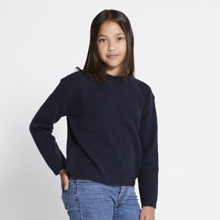 Basic knit sweater "Signe star"